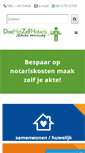 Mobile Screenshot of doehetzelfnotaris.nl